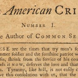 The crisis number 1 thomas paine