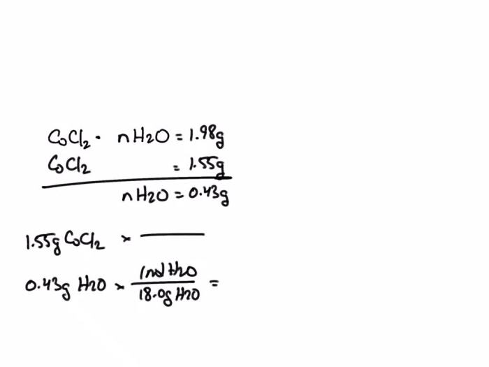 The difference between cocl2 and cocl3 is