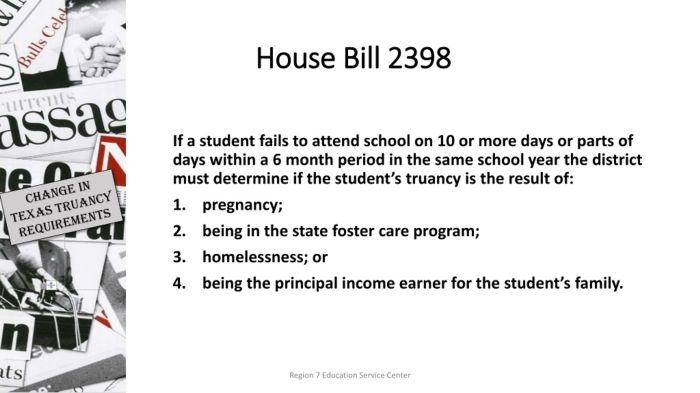 What was the purpose of house bill 2398