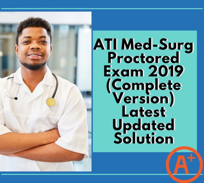 Med surg proctored ati 2022