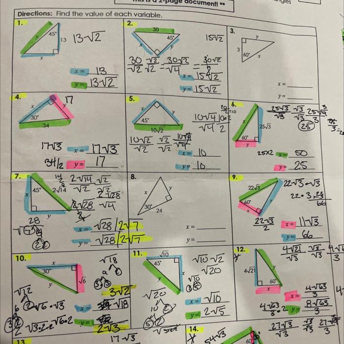 Unit 6 similar triangles homework 5 answer key